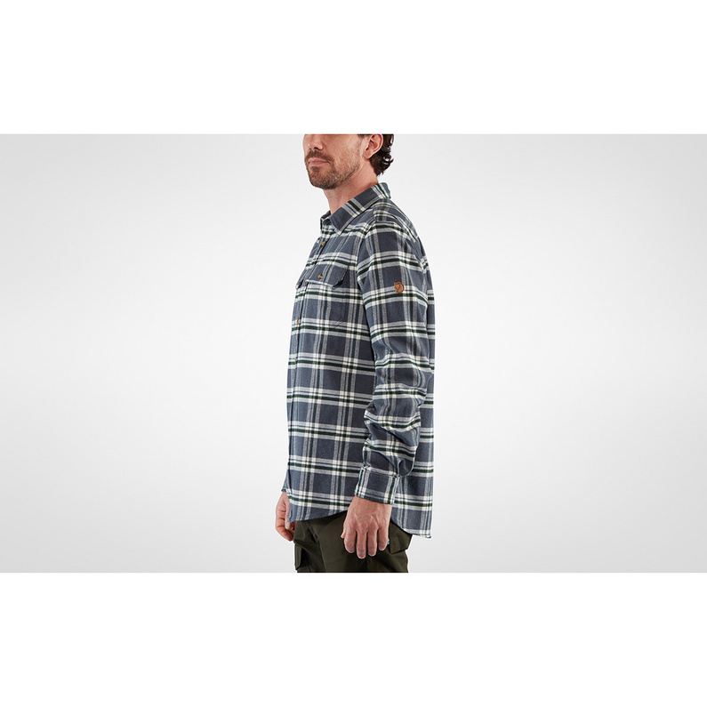 Fjällräven Herren Övik Heavy Flannel Hemd