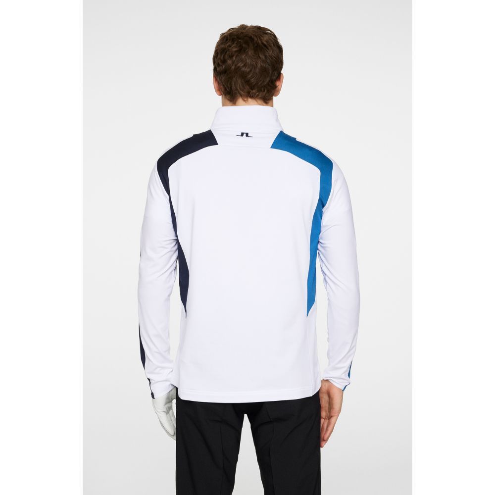 Leander Quarter Zip Midlayer Herre Hvit
