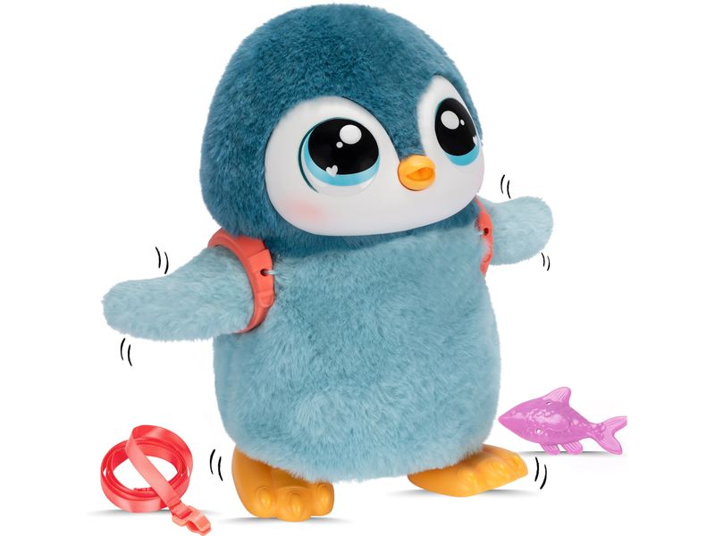 moose Plüsch Walking Penguin Little Live Pets 23 cm Interaktiver Plüsch-Pinguin