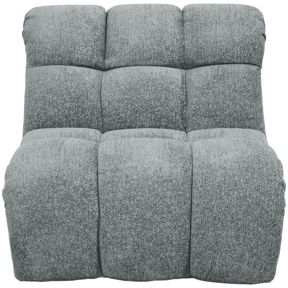 Draaifauteuil Beau - stof Raven - grijs