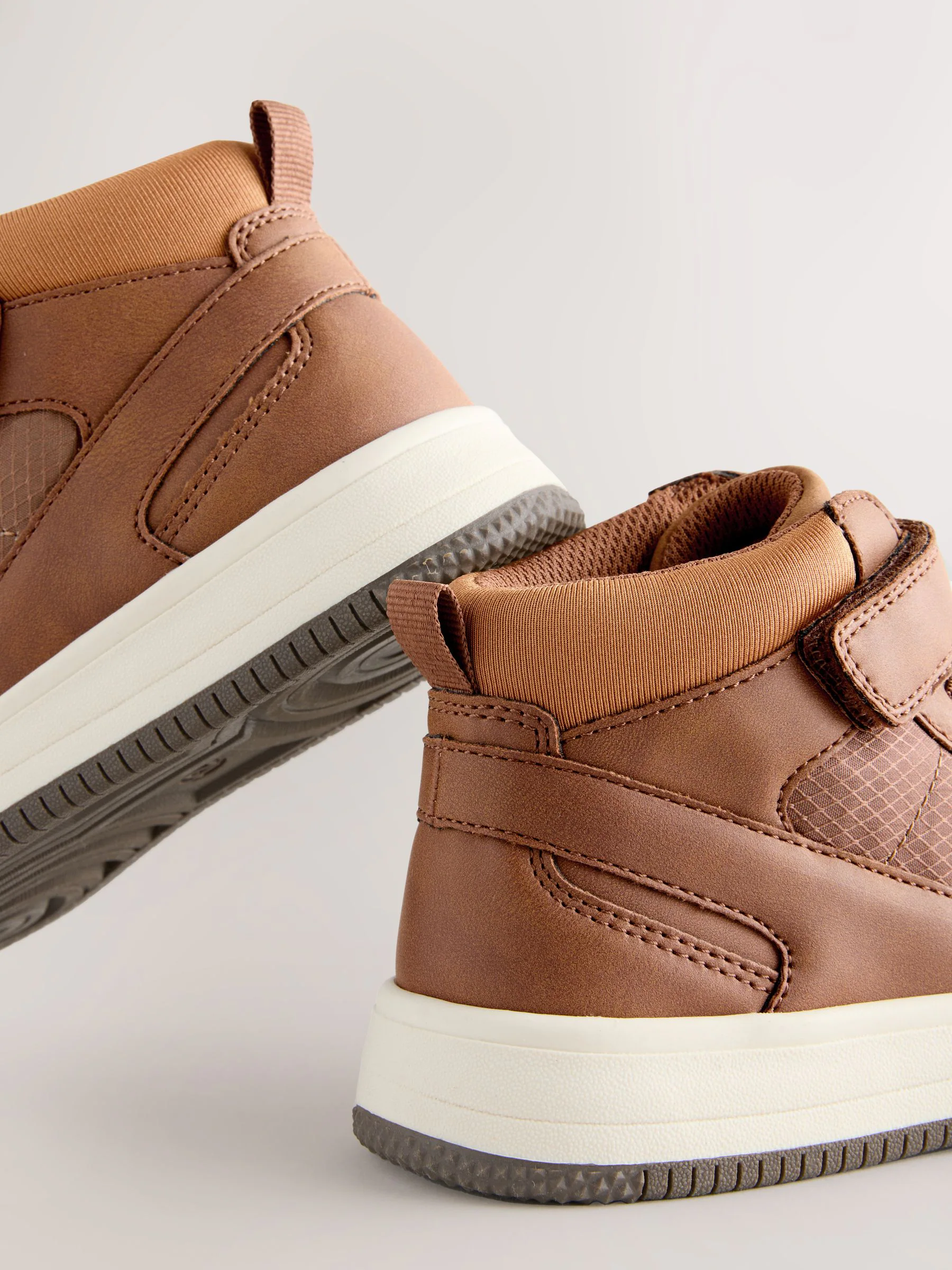 Lichtbruin - Hoge sneakers