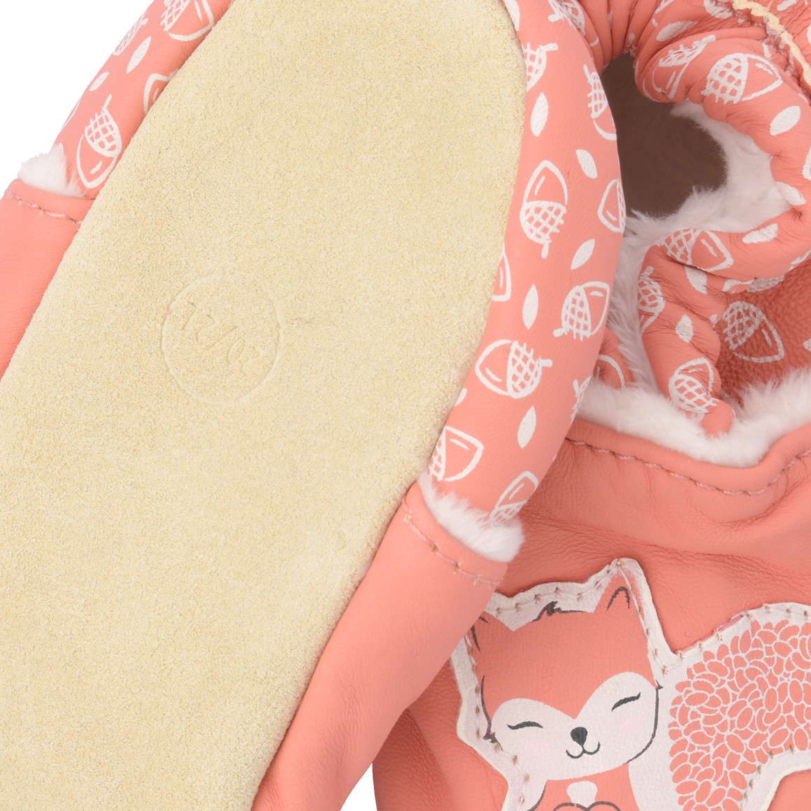Topomini Baby Krabbelschuhe aus Leder rosa