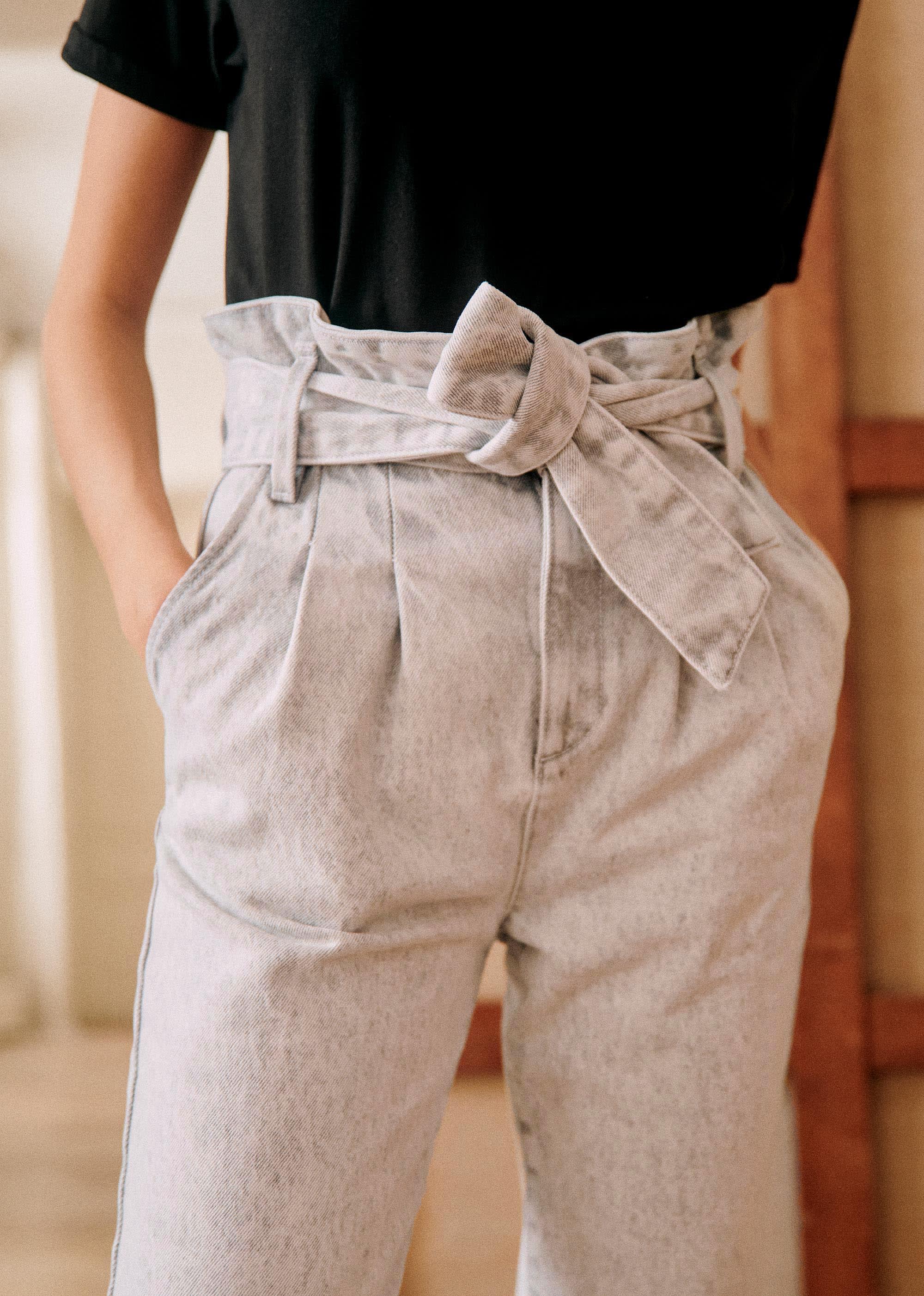 Pantalon Austin - Gris neige - E-SHOP/BAS Pantalons 5905601
