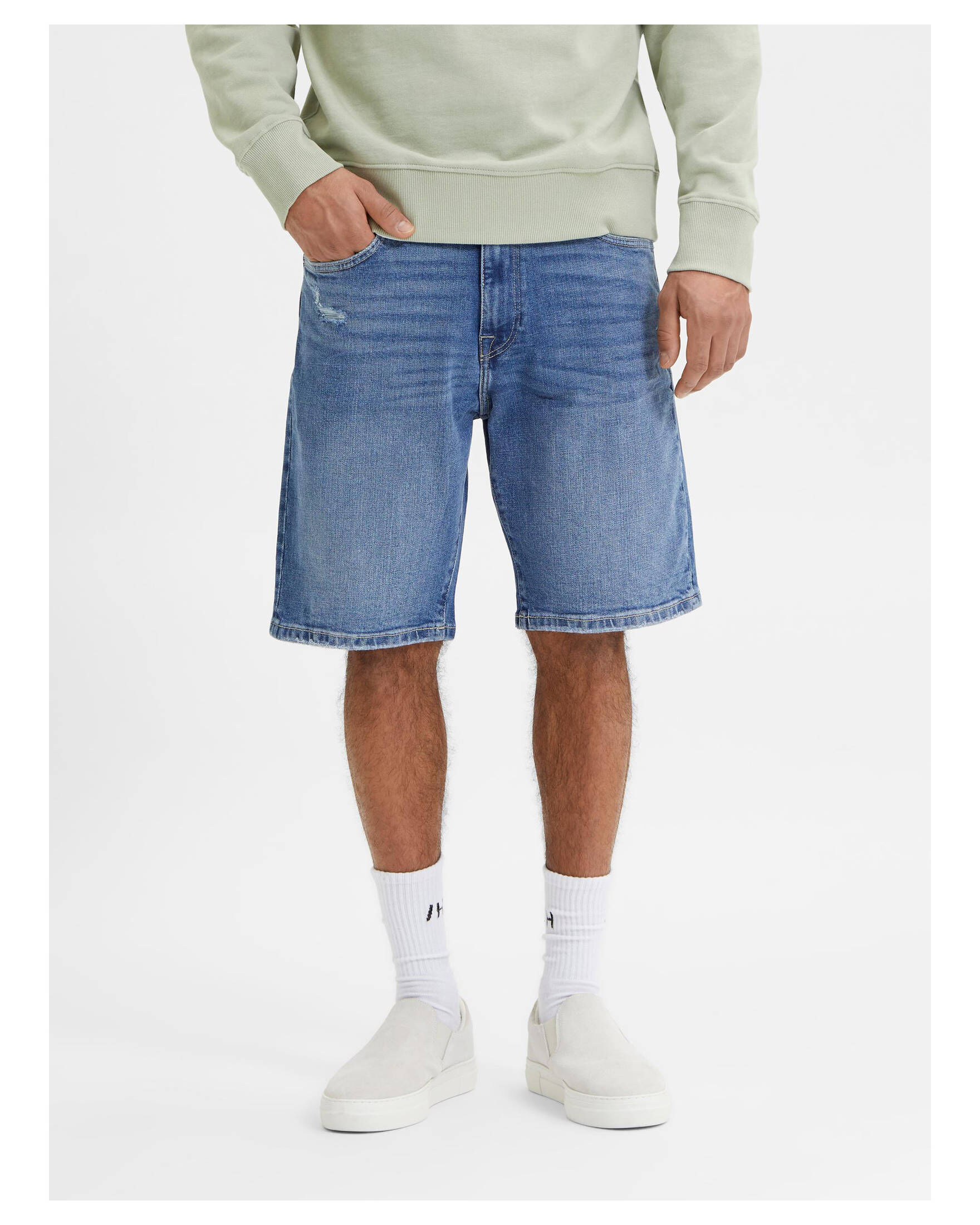 Selected Homme| Herren Jeansshort
