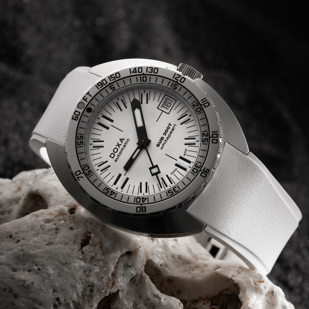 Doxa SUB 200T Whitepearl Iconic