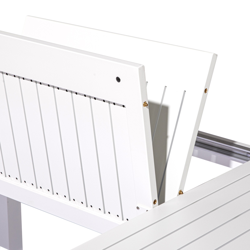 Table blanche extensible 'Maia'