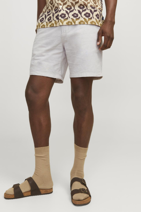 Jack & Jones beige heren korte broek