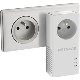 NETGEAR PLP1000-100FRS Adaptateur réseau CPL 1000 Mbit/s Ethernet/LAN Blanc 2 pièce(s)