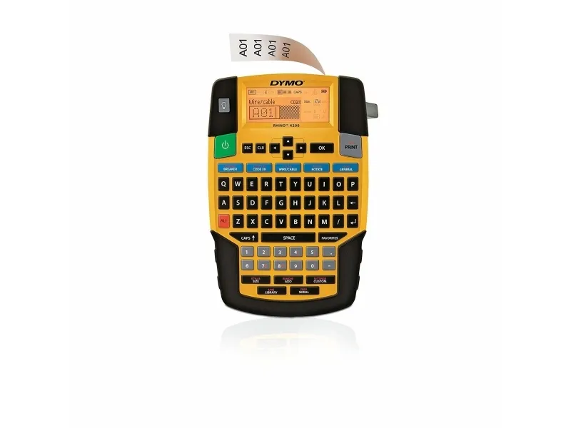 Labelmaskine DYMO Rhino 4200 Proffesionel - inkl. kit med tilbehør