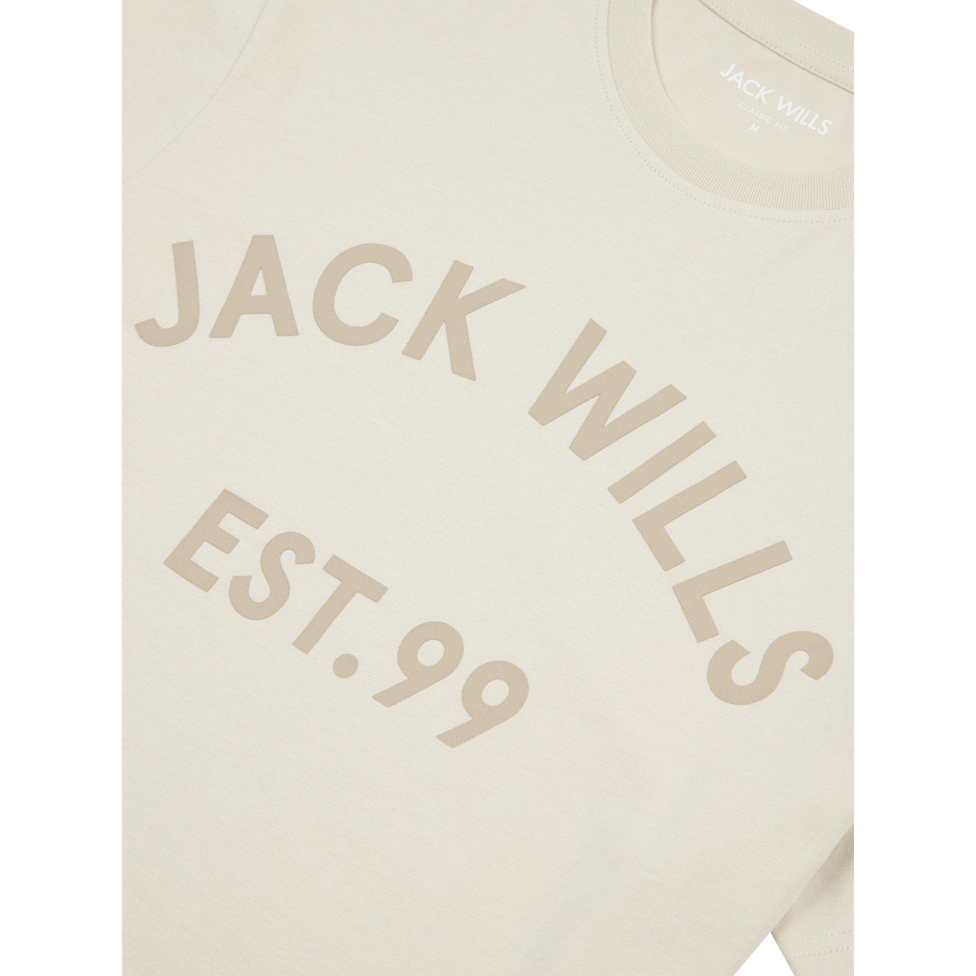Jack Wills JW Logo Print T Shirt Mens