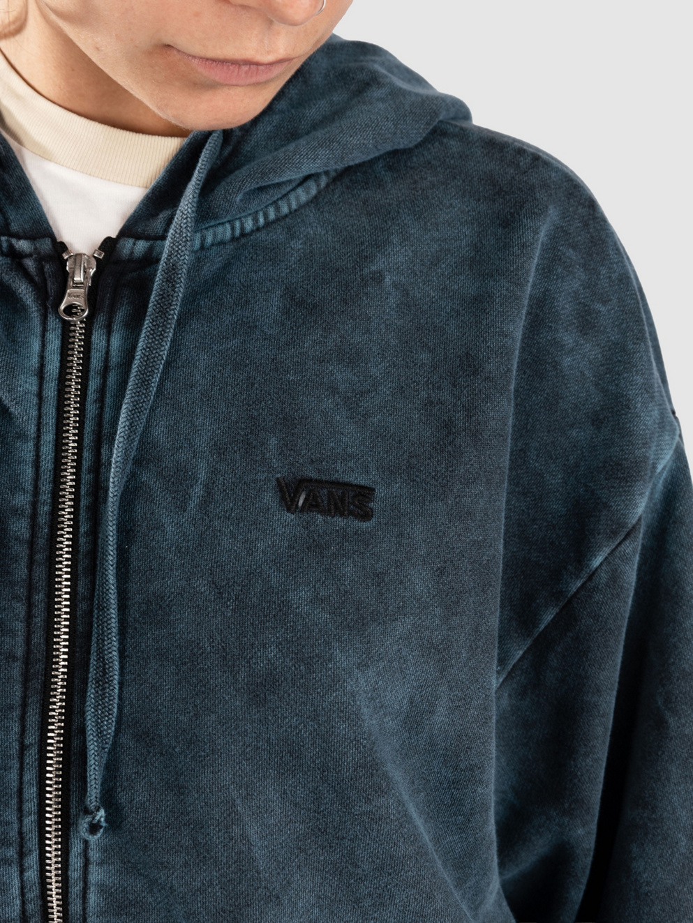 Vans Bleachers OS Zip Hoodie heritage blue