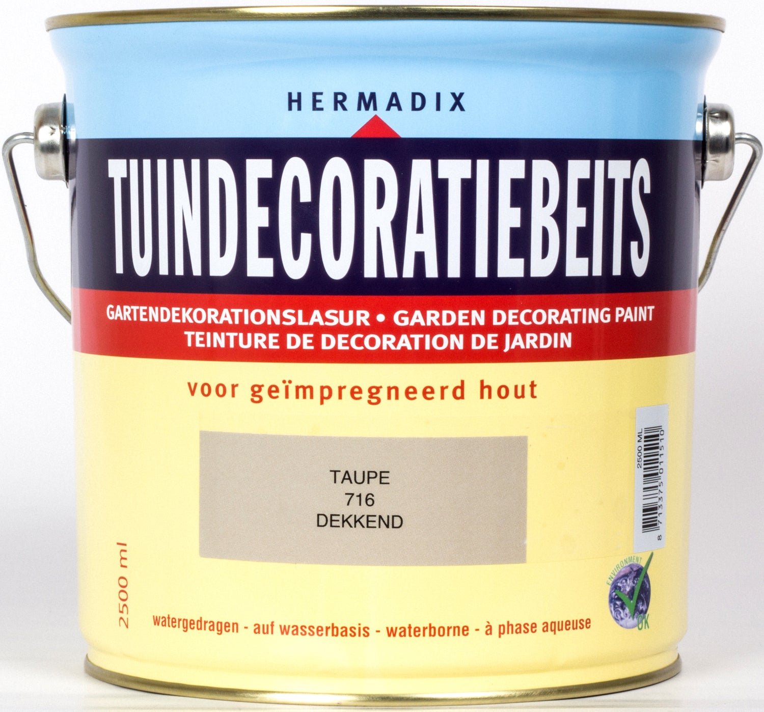Hermadix Tuindecoratiebeits taupe 2,5 l
