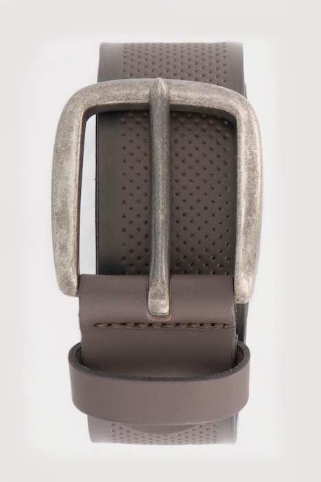 Leder-Gürtel, Metall-Schließe, 4cm breit, bis Gr. 170cm