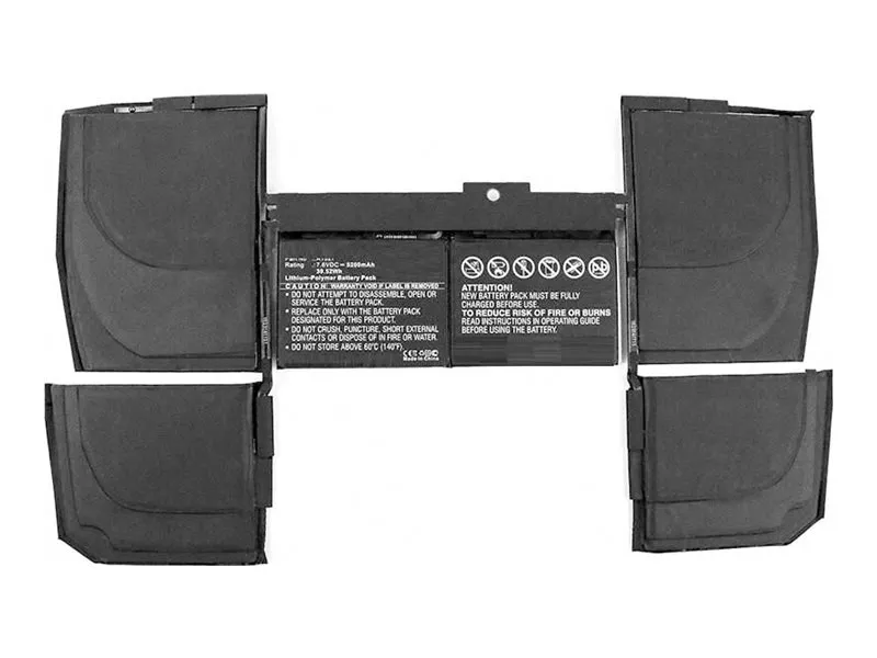 CoreParts - Batteri til bærbar computer (svarende til: Apple A1534, Apple MF855, Apple MF855C/A, Apple MF855LL/A, Apple MF865LL/A, Apple MJY32, Apple MJY32LL/A, Apple MK4M2, Apple MK4M2LL/A, Apple MLHA2LL/A, Apple MLHC2LL/A, Apple 661-02245, Apple 81
