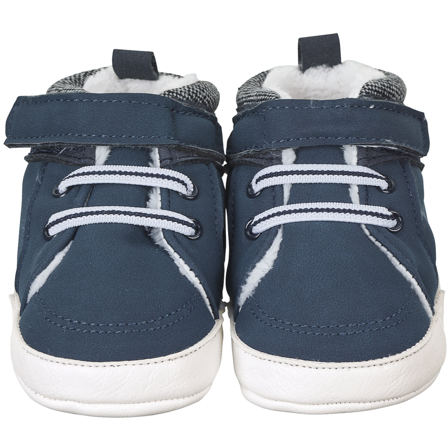 Sterntaler Babyschuh Materialmix marine