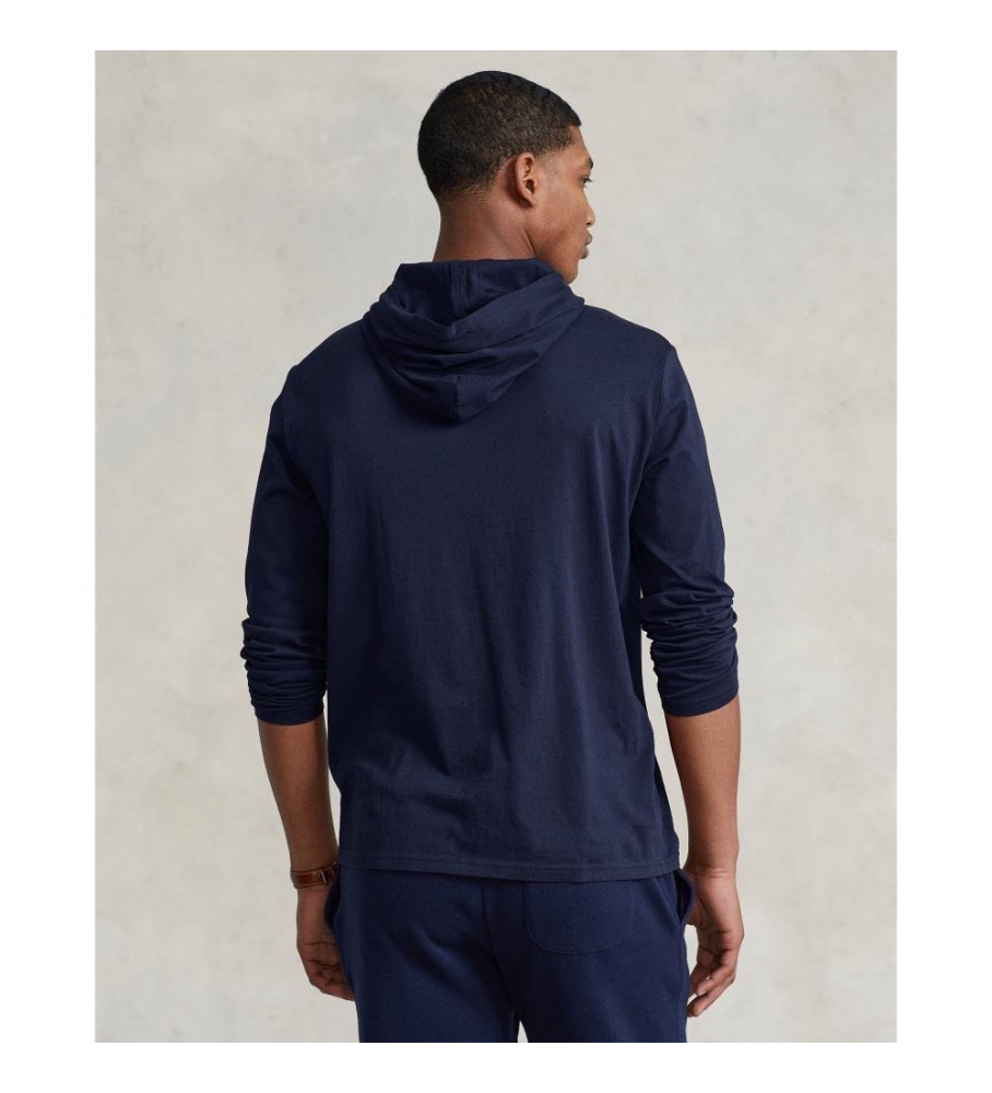 Moletom Ralph Lauren azul marinho de manga comprida