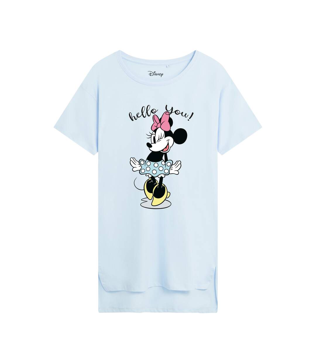 Disney - Chemise de nuit HELLO - Femme (Bleu clair) - UTTV2525