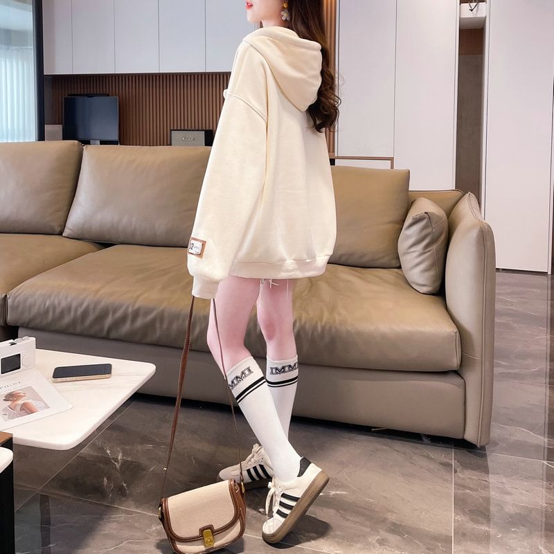 Jewie - Oversized hoodie met geborduurde beer