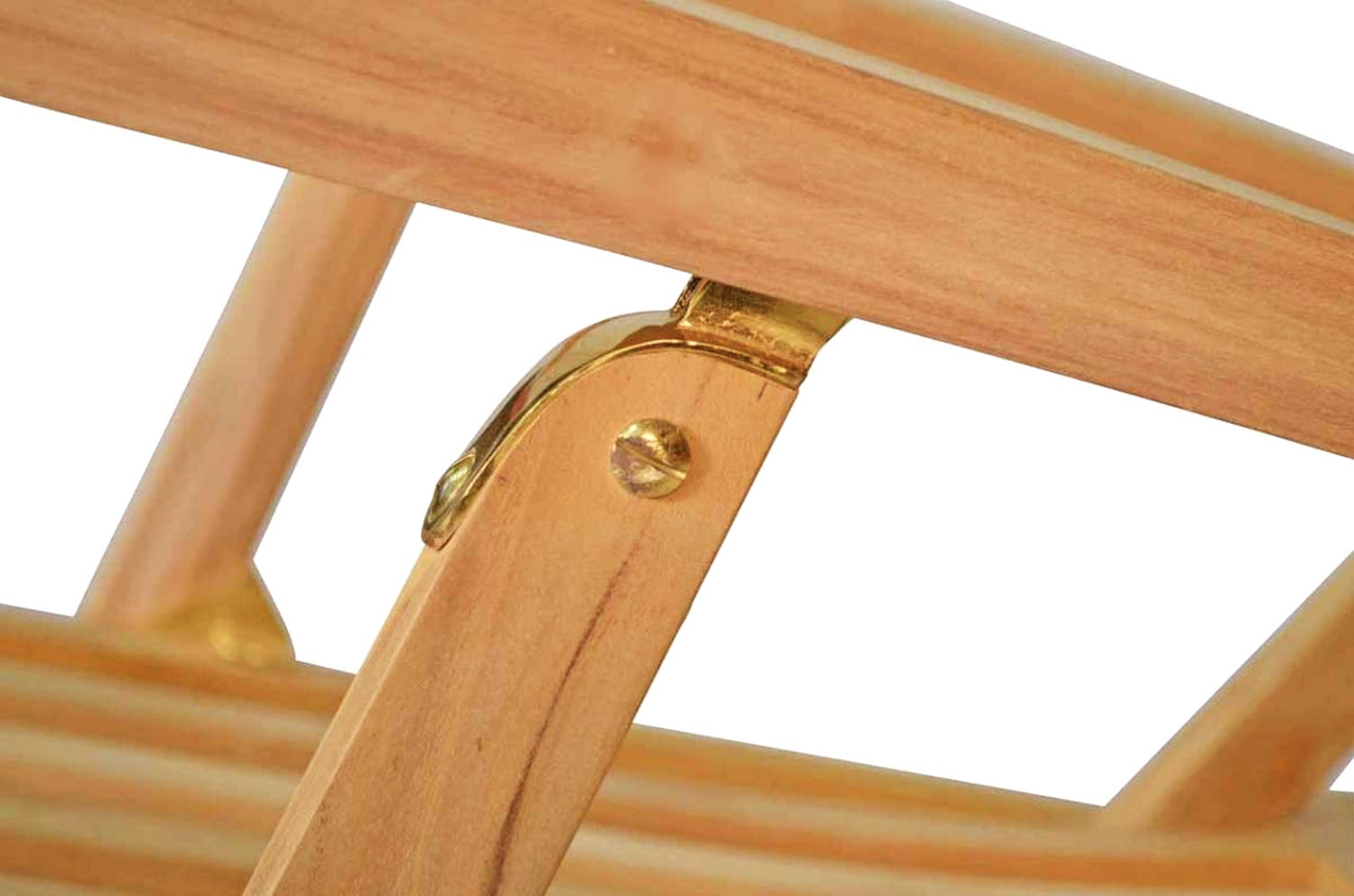 Houten teakhouten ligstoel, tuinligstoel, zonnebed met armleuningen, opvouwbaar, premium