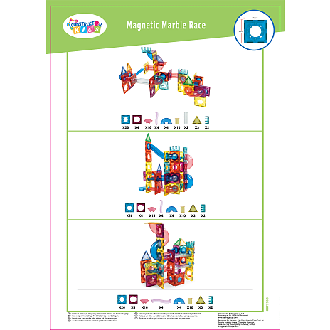 Constructor Kids magnetisk byggesæt 75 dele
