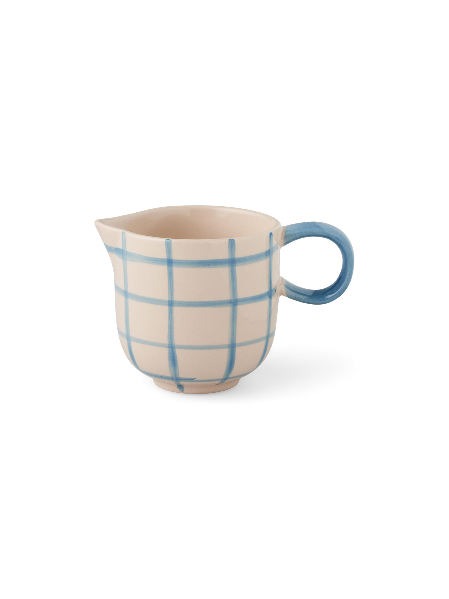 Mælkekande | Stentøj. 10,2 cm. | Smokey Blue, Off White