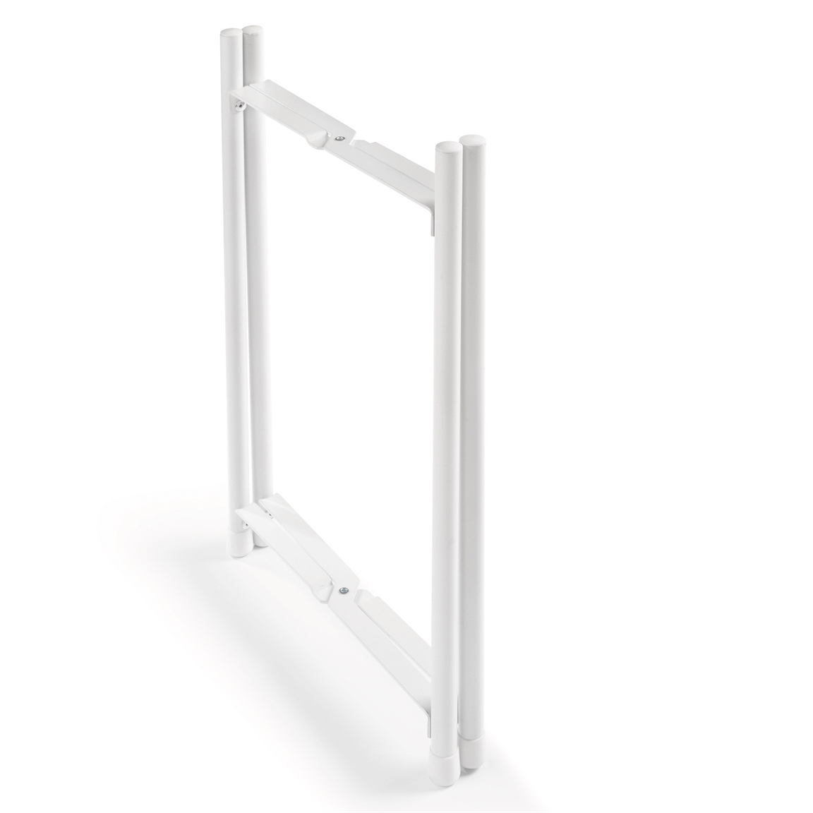 Lot de 2 supports plantes blancs