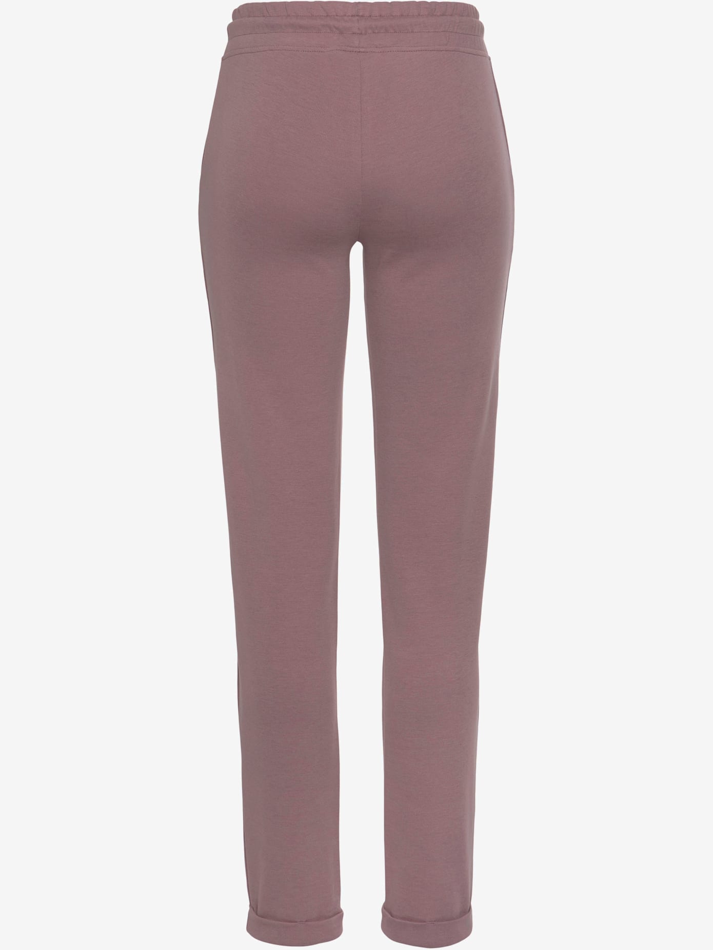 Pantalon basique avec petit logo brodé