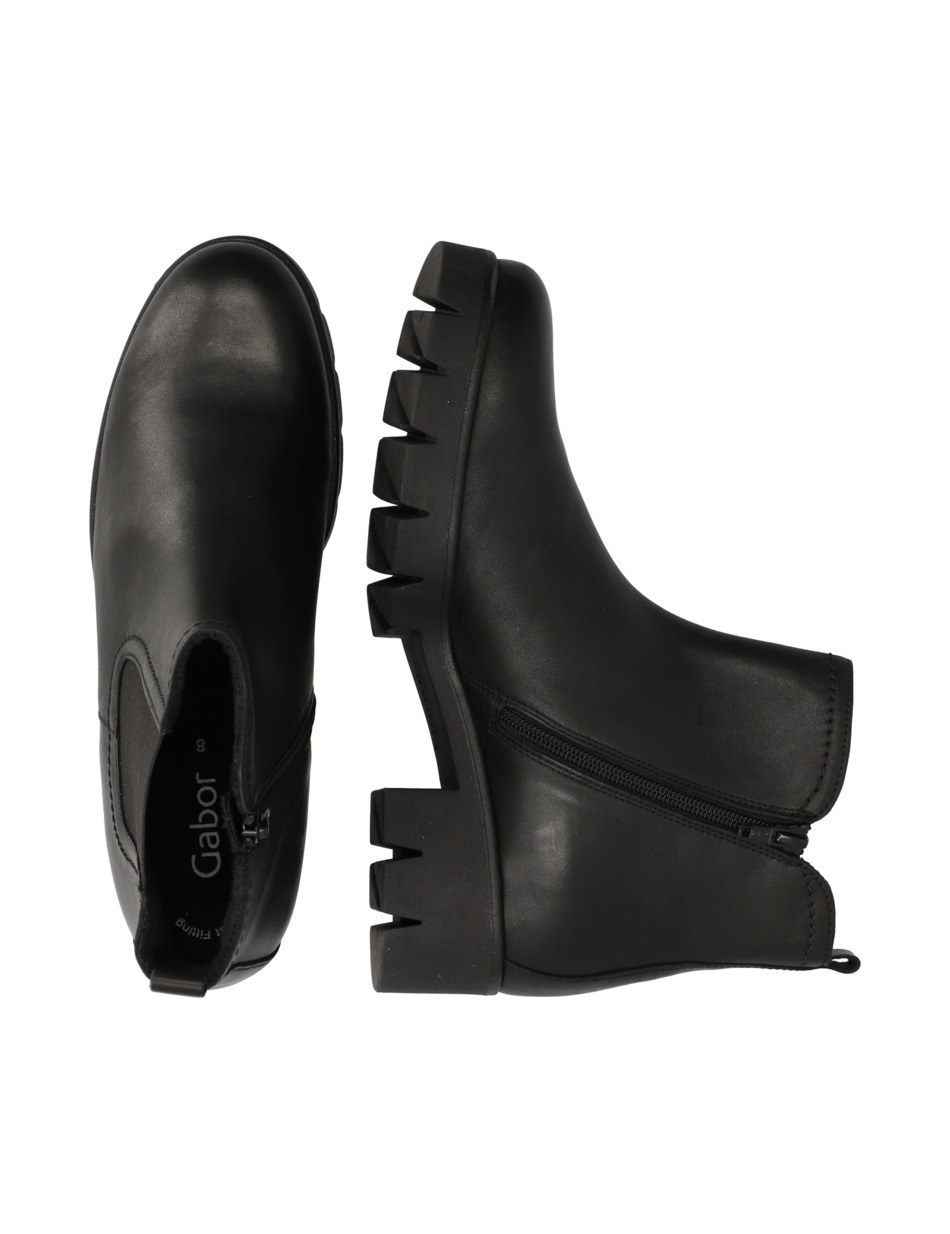 Glattleder Chelsea Boot