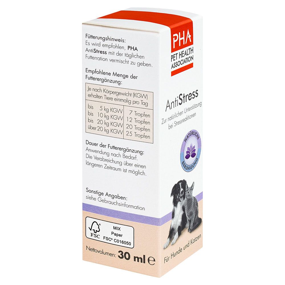 PHA AntiStress für Hunde u. Katzen