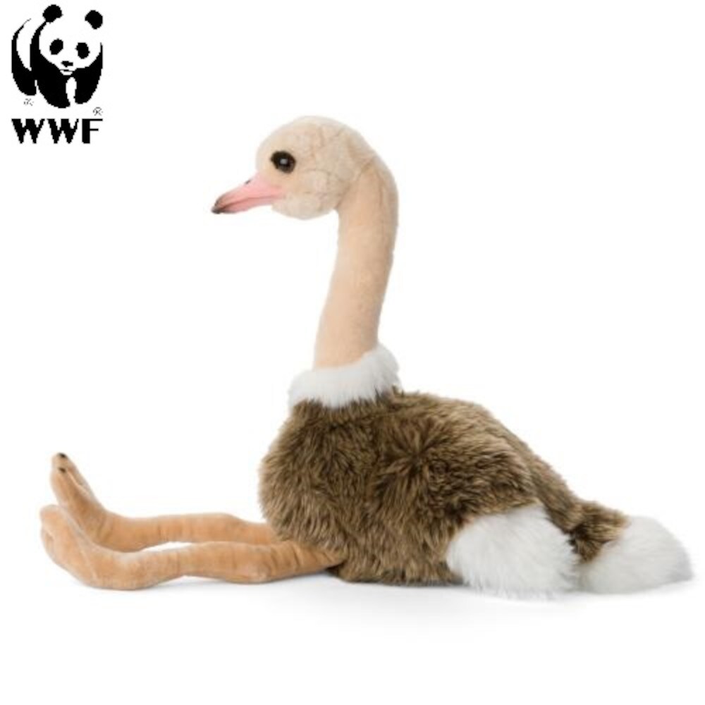 WWF Plüschtier Strauß (35cm) lebensecht Kuscheltier Stofftier Plüschfigur