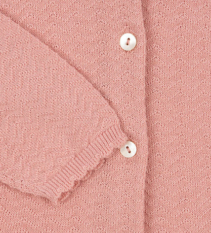 Konges Sløjd Cardigan - Strick - Zypresse - Mellow Rose