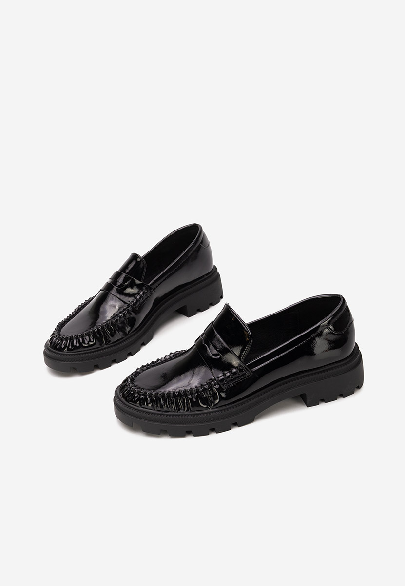 Mocassins femme noirs Eleonora