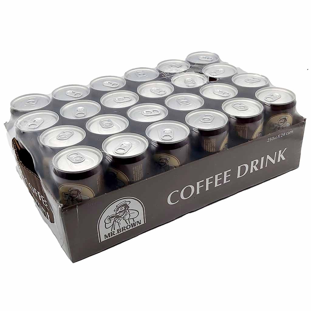 24x Mr.Brown Coffee Drink Classic Dose á 250ml=6L MHD:14.8.25