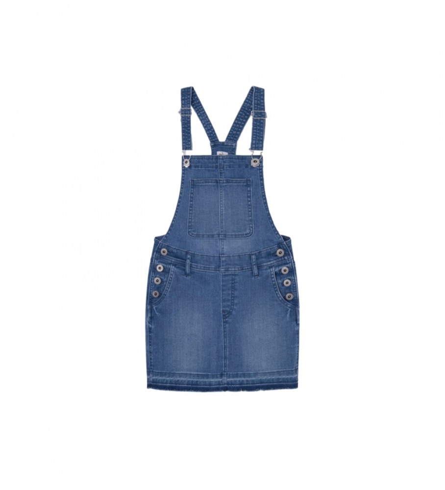 Pepe Jeans Vestido Peto Kaia azul