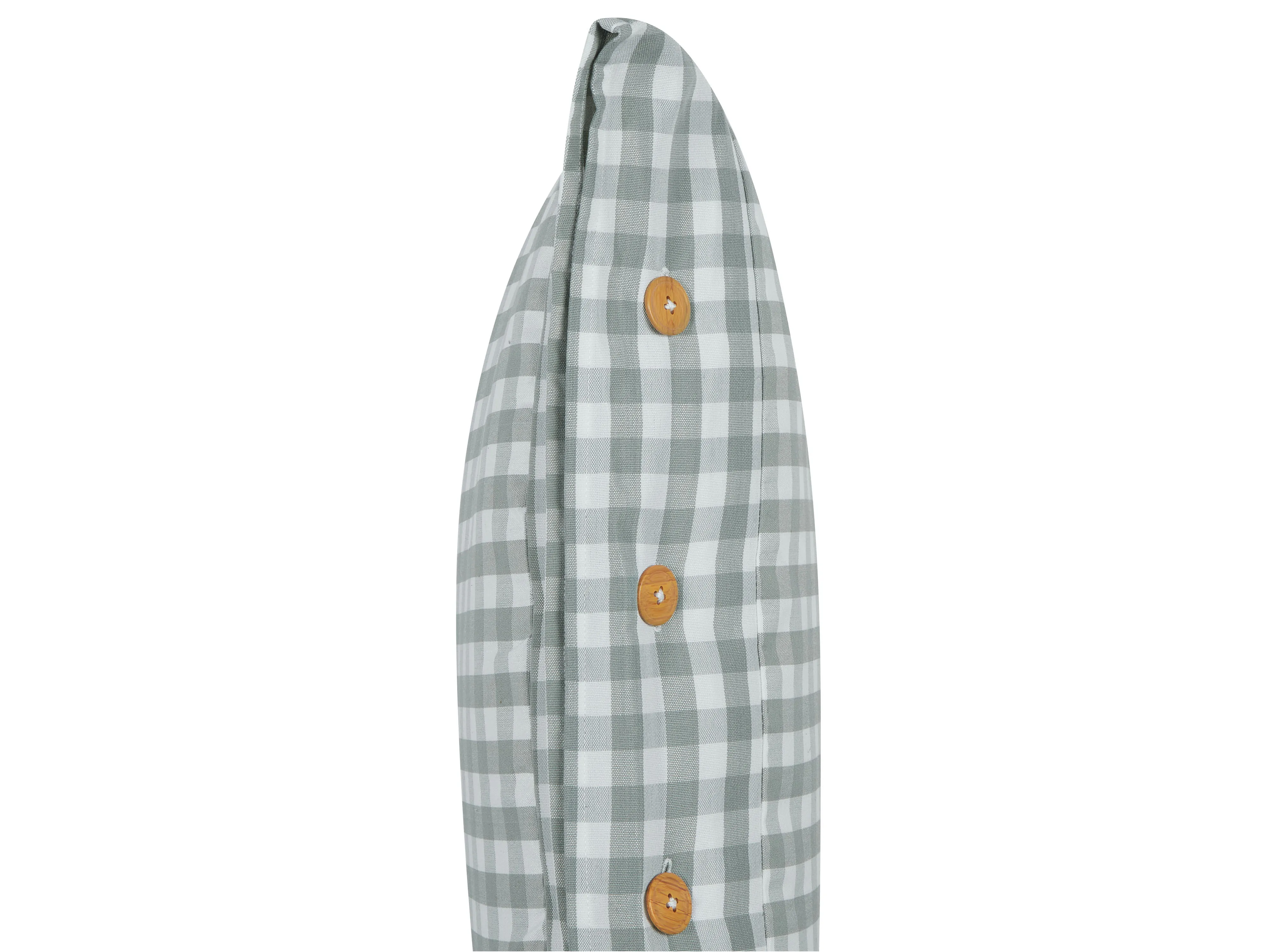 Set van 2 sierkussens TALYA 40 x 60 cm Mintgroen geblokt patroon