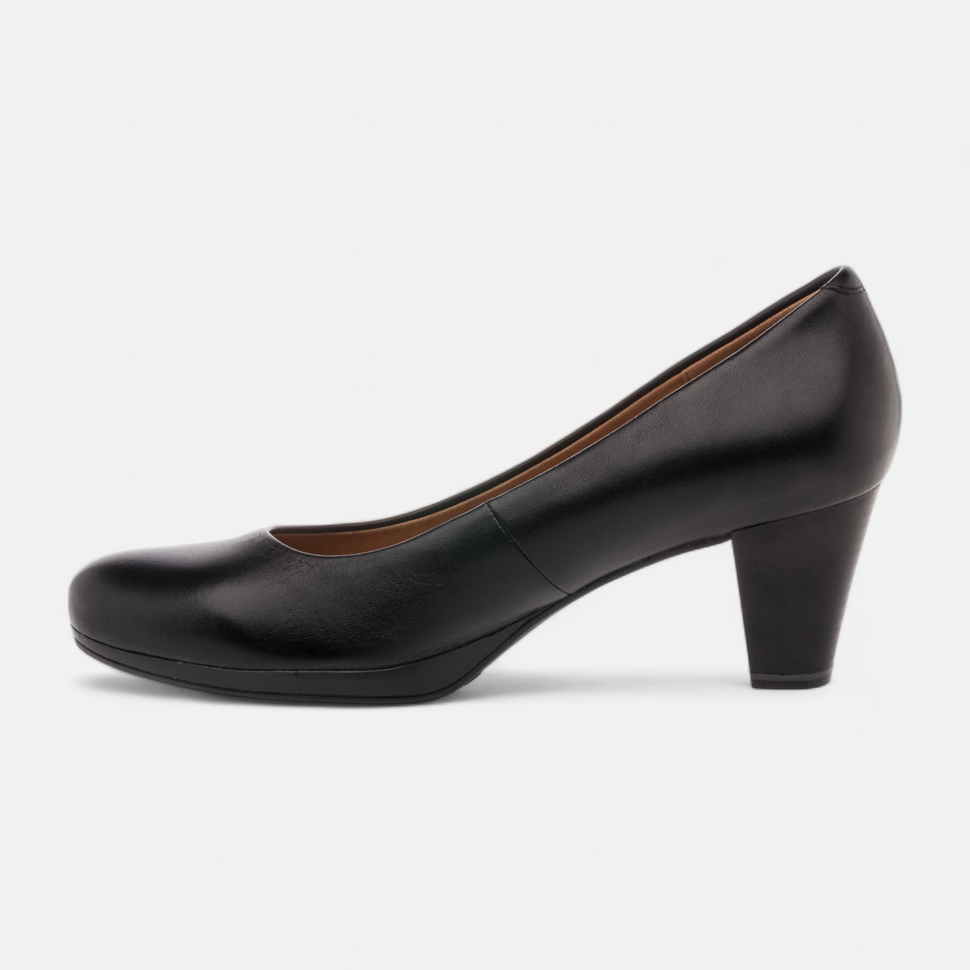 Escarpins Femme en cuir noir