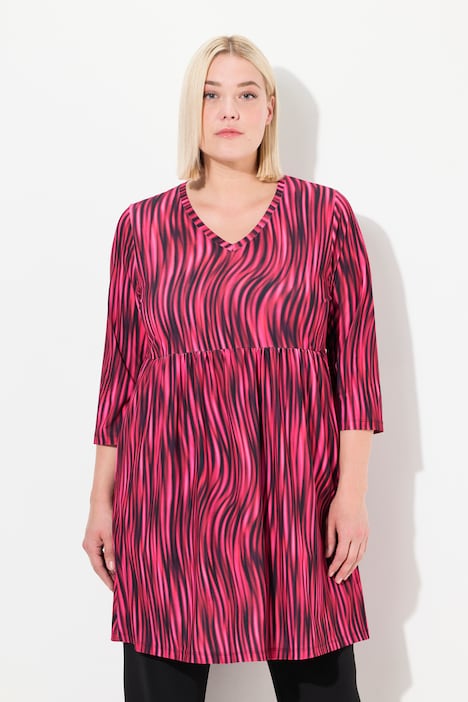 Longshirt, A-Linie, Print