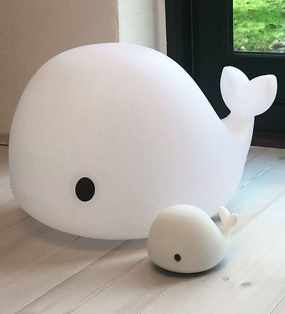 Filibabba Stehlampe - Big LED Whale - 50 cm - Weiß