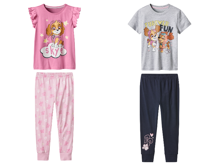 Kinder pyjama met glow-in-the-dark print