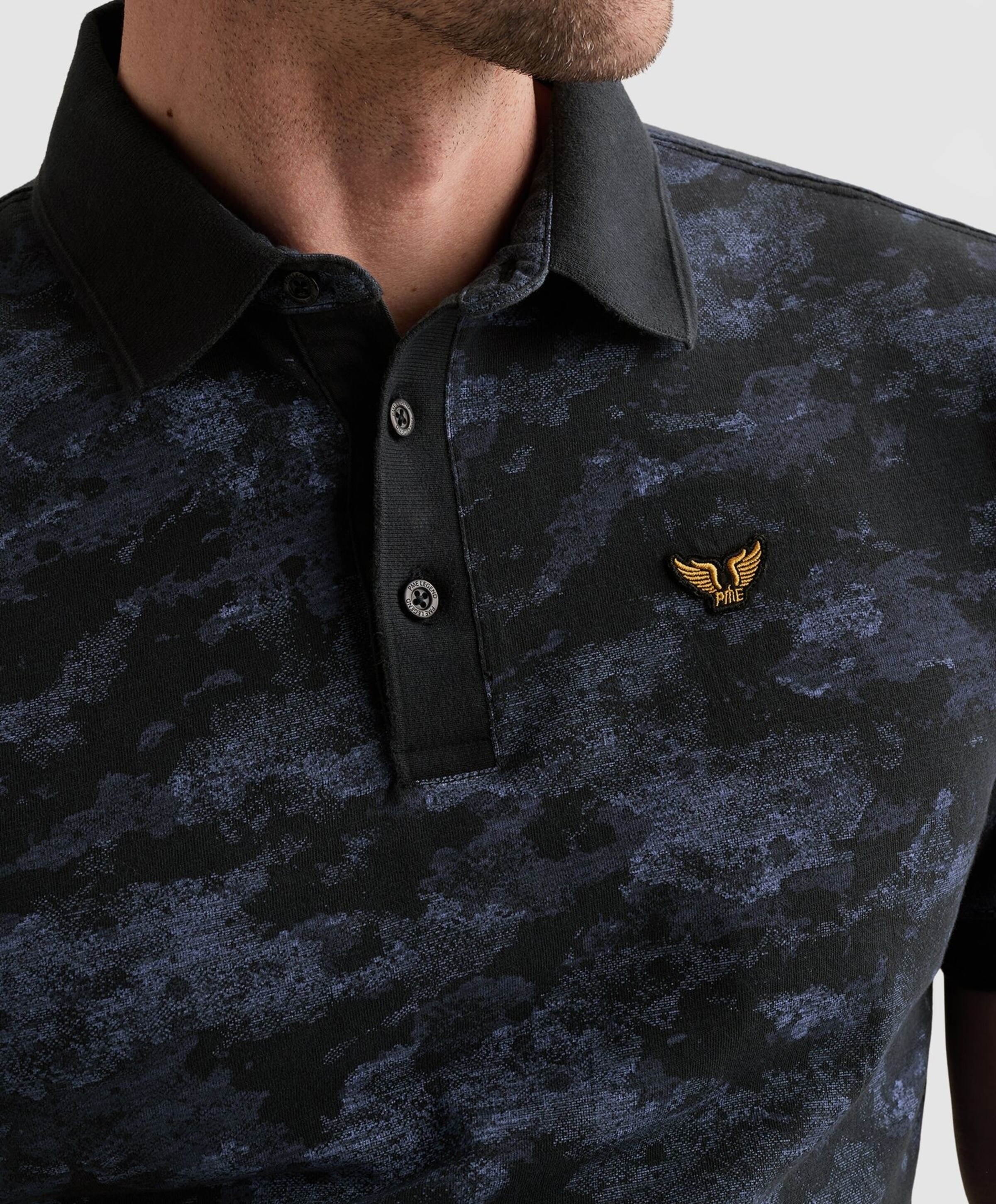 PME Legend Heren polo grijs