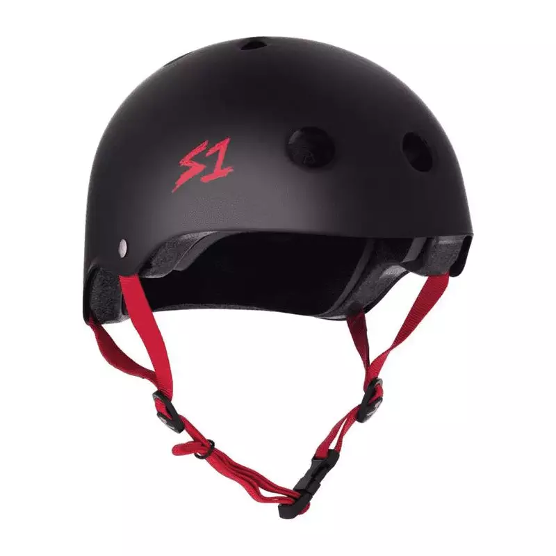 Casque S-ONE Lifer Matte black red straps
