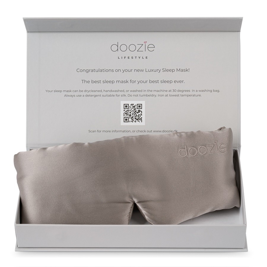 doozie - Luksus Sovemaske Perle Grå