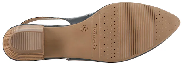 Tamaris Slingpumps »Trina«  , Abendschuh, Sommerschuh, Blockabsatz, in schlichtem Design