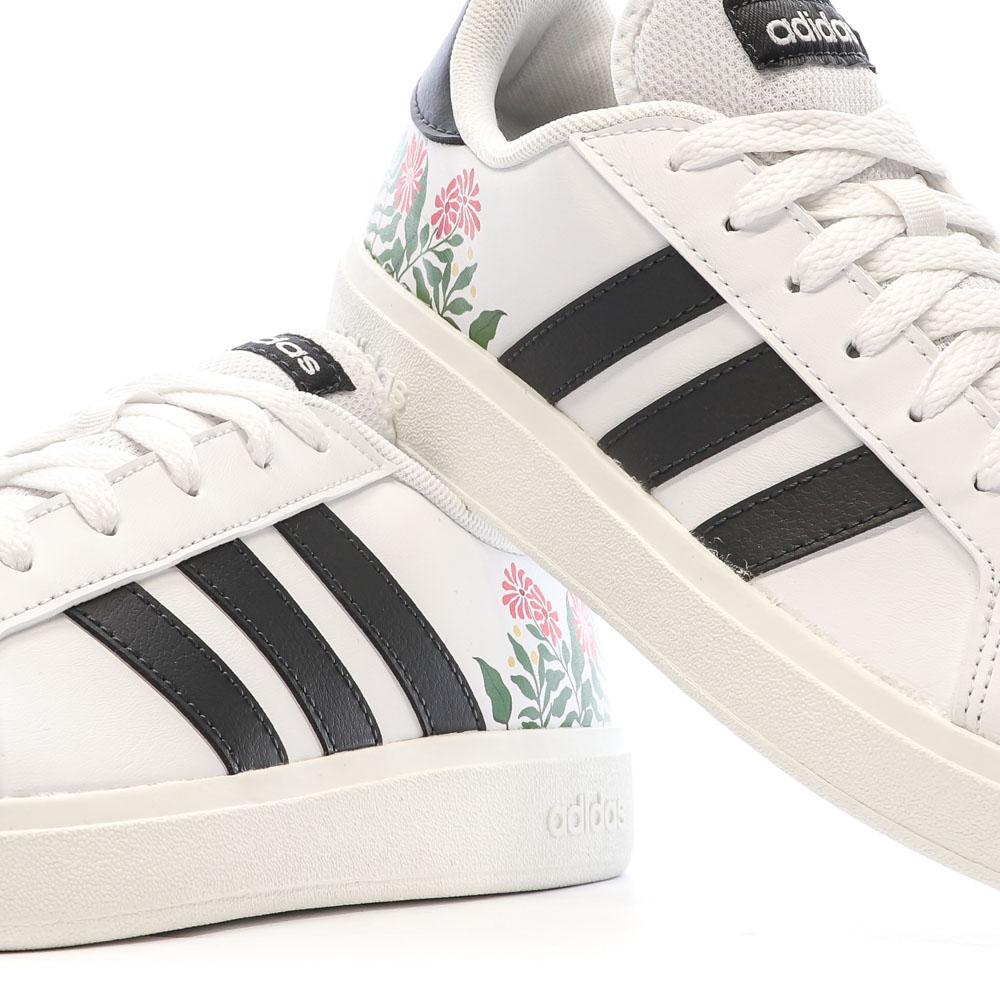 Adidas Baskets Blanches/Rouges Femme Adidas Grand Court Base 2.0