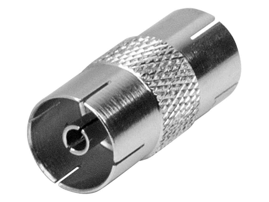 Schwaiger female - female coax verbinder