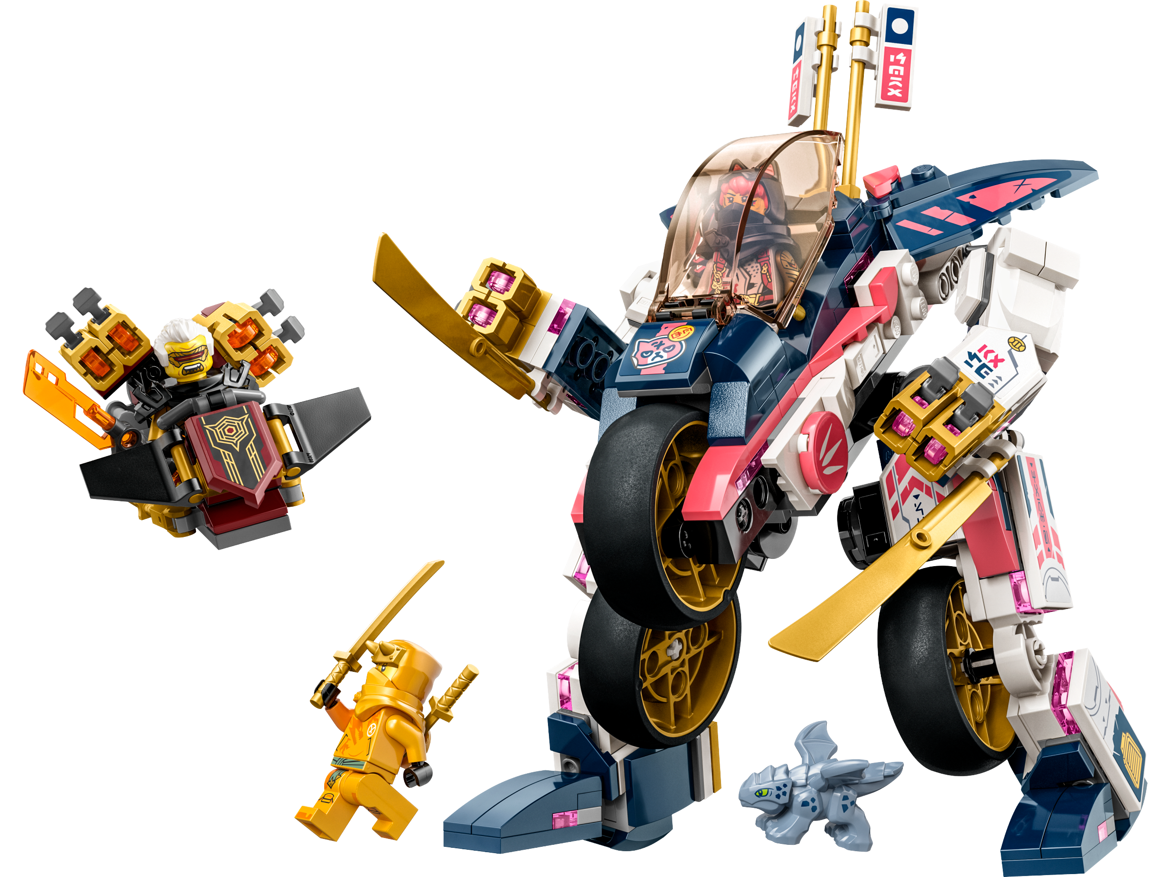 Robô de corrida transformável do Sora 71792