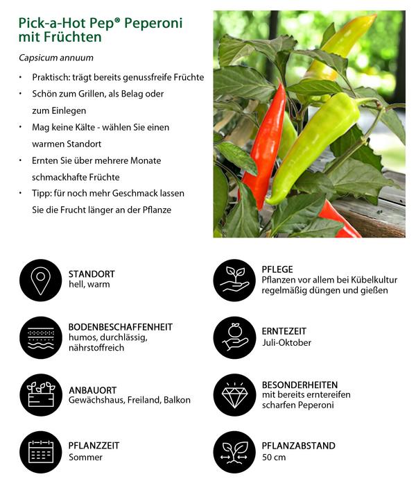 Pick-a-Hot Pep® Peperoni mit Früchten