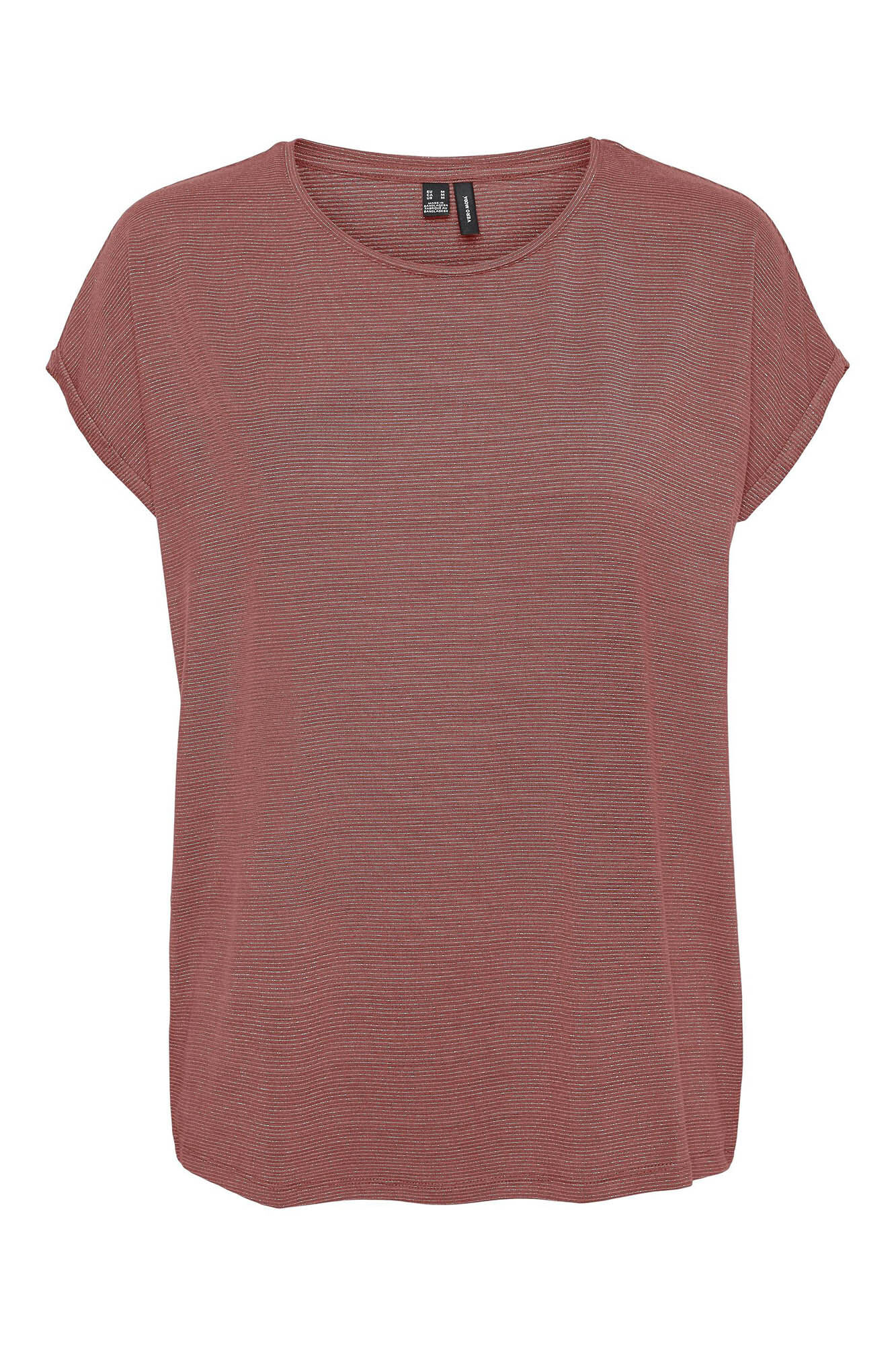 Camiseta básica Lürex - Vermelha