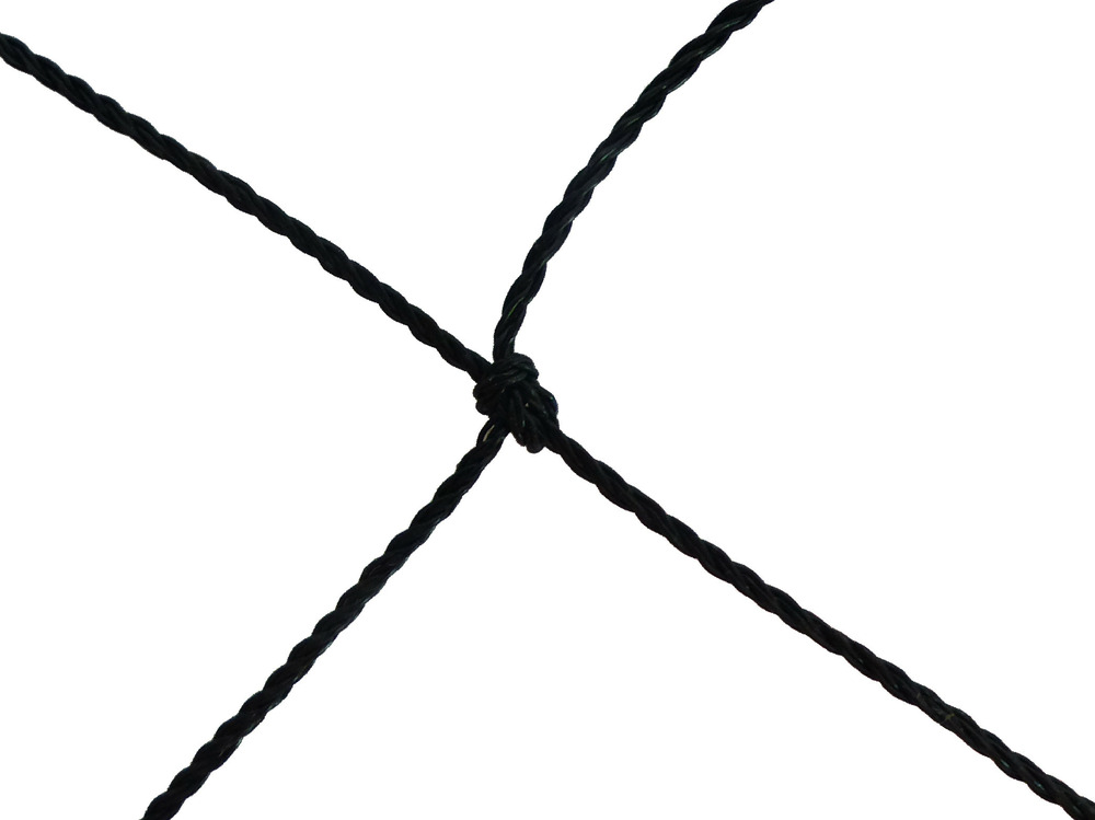 Filet de volière - maille de 30mm noir 12m x 25m