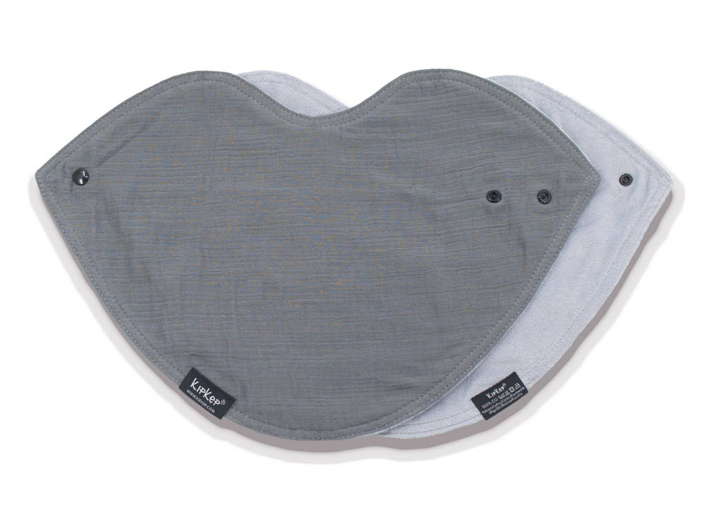 slab Bib 3-in-1 Grey - set van 2